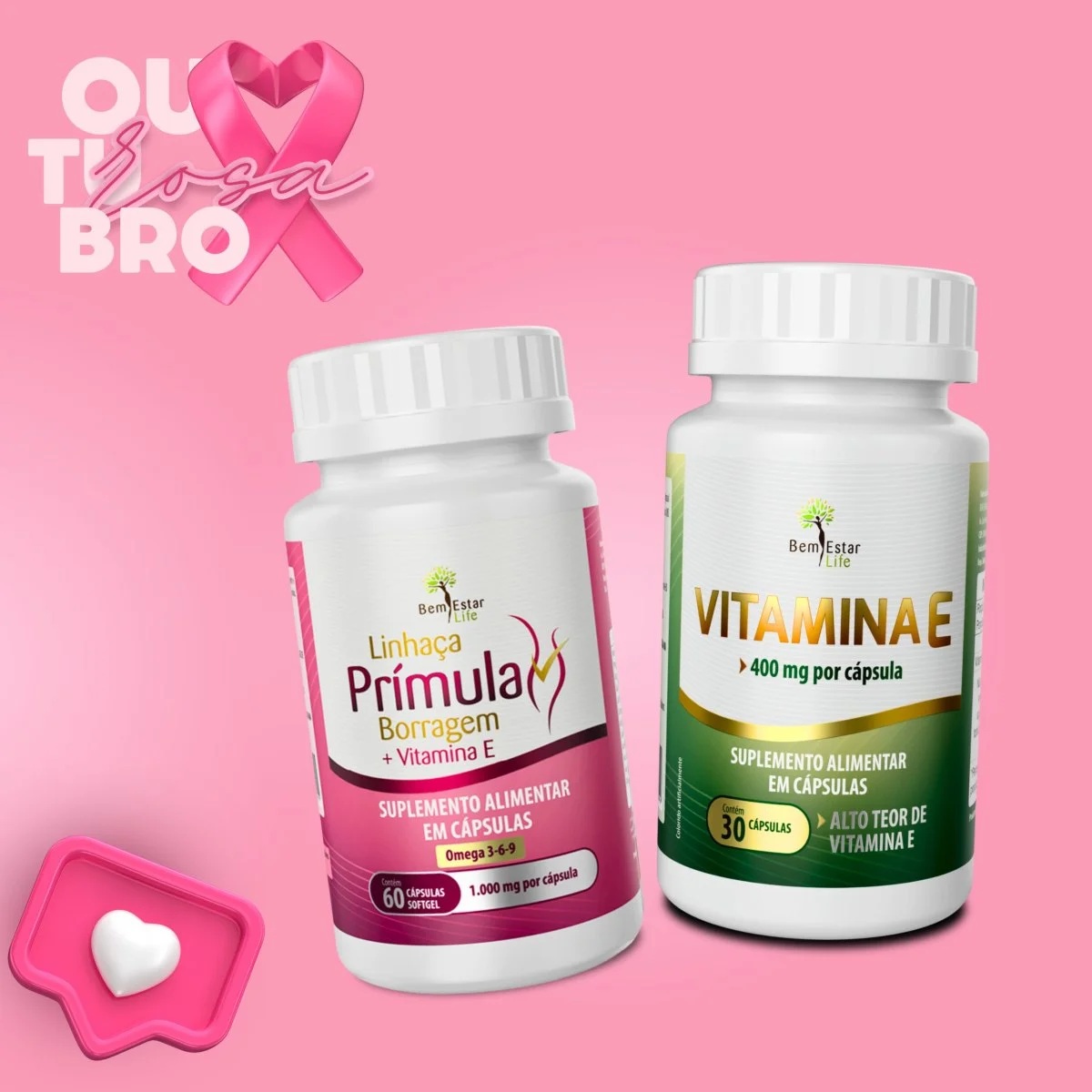 010 PRIMULA, LINHAÇA E BORRAGEM - 60 CAPSULAS / PRESENTE VITAMINA E - 400MG - 30 CAPSULAS 010 PRIMULA, LINHAÇA E BORRAGEM - 60 CAPSULAS / PRESENTE VITAMINA E - 400MG - 30 CAPSULAS