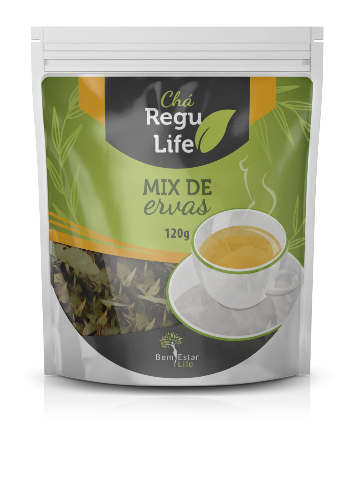 CHÁ REGU LIFE - PACOTE 120 G