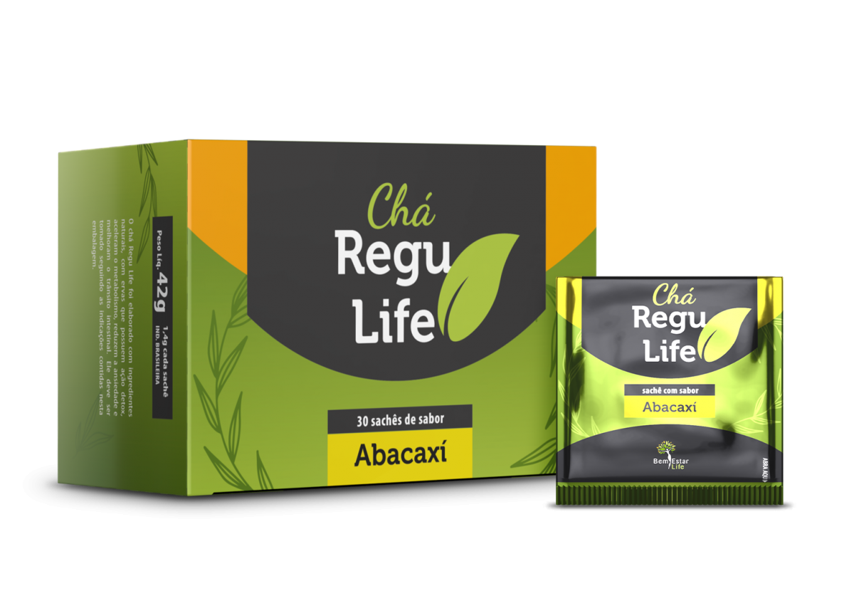 CHA REGU LIFE ABACAXI 30 SACHES