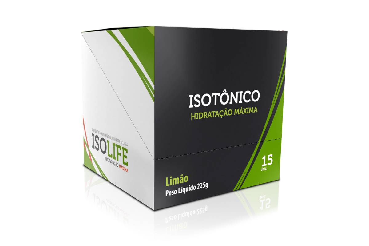 ISO LIFE  ISOTONICO DE LIMÃO - 15 SACHET 