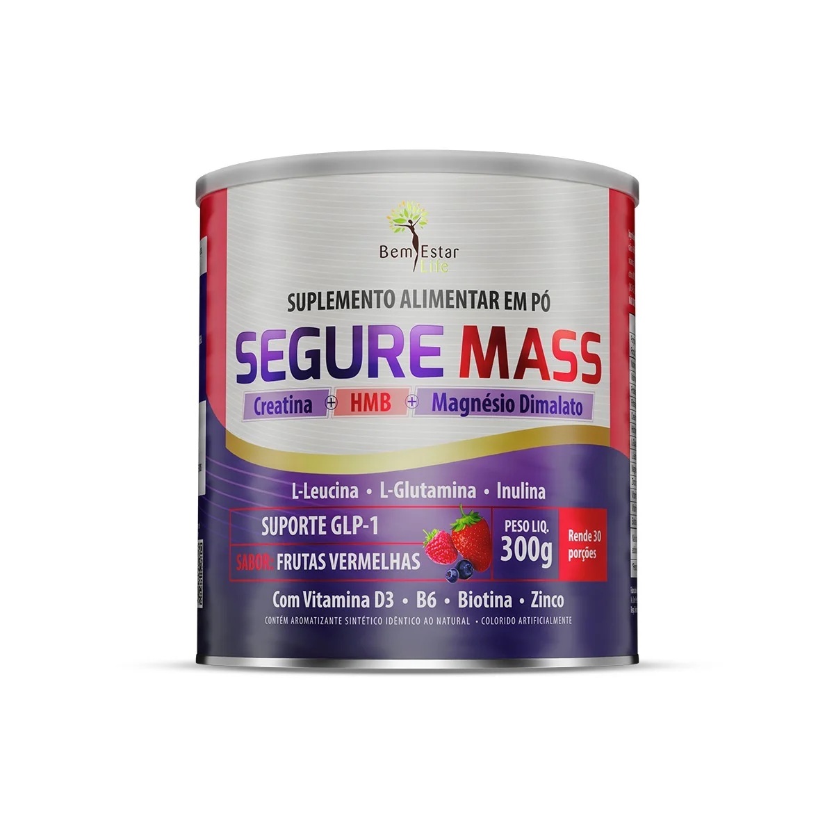 SEGURE MASS 300GR. SABOR FRUTAS VERMELHAS